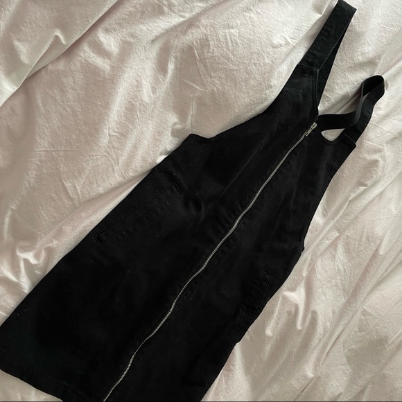 Zip-front Skirt Overalls - Picture 3 of 4